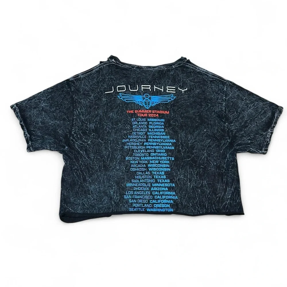 Journey Cropped Band Tee - Picture 2 of 3